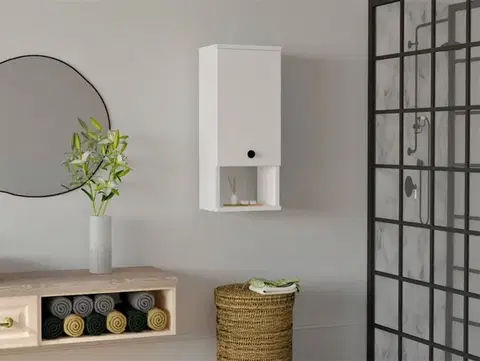 Kúpeľňové skrinky Kúpeľňová skrinka Mis - White