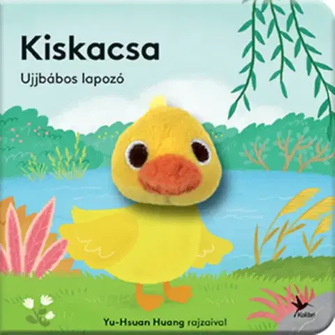 Leporelá, krabičky, puzzle knihy Ujjbábos lapozó - Kiskacsa
