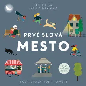 Leporelá, krabičky, puzzle knihy Prvé slová: Mesto - neuvedený,Fiona Powers
