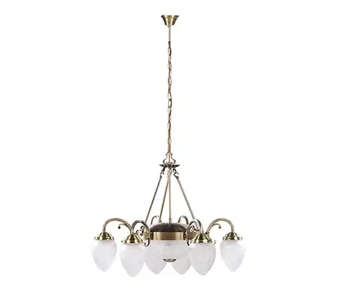 Svietidlá Rabalux 8636 - Luster na reťazi ANNABELLA 6xE14/40W + 2xE27/60W 8636