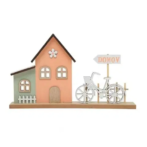 Veľkonočné a jarné dekorácie Kinekus Dekorácia bicykel 30cm, drevo