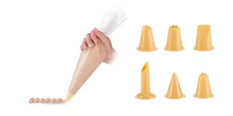 Dekorácie na tortu Kinekus Vrecko zdob. DELÍCIA 30cm 10ks 6 trys.