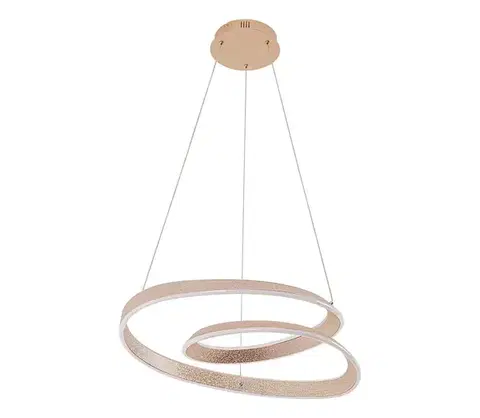 Svietidlá  LED luster na lanku GLOW LED/75W/230V 4000K pr. 60 cm zlatý 338044