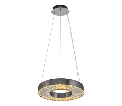 Svietidlá  LED luster na lankách JESI LED/35W/230V 3000K pr. 40 cm strieborný 701CHD1389