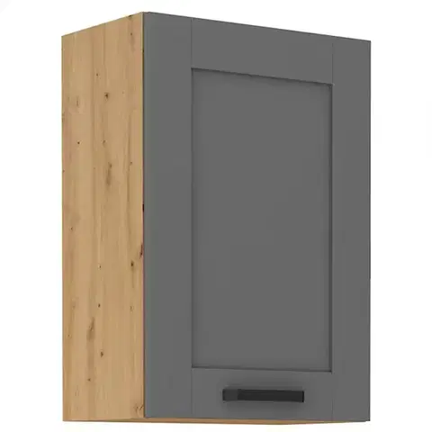 Kuchynské skrinky visiace Kuchynská skrinka Luna dustgrey/artisan 50G-72 1F