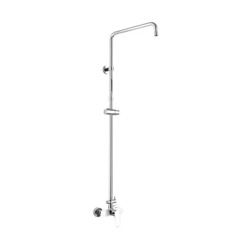 Kúpeľňové batérie Mereo Nástenná sprchová bateria Viana 150 mm so sprchovou tyčou bez príslušenstva CBE60104S
