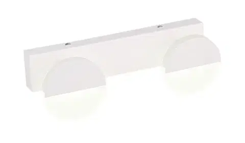 Nástenné svetlá Nástenná lampa do kúpeľne biela dvojitá LED 3W 4000K Sing