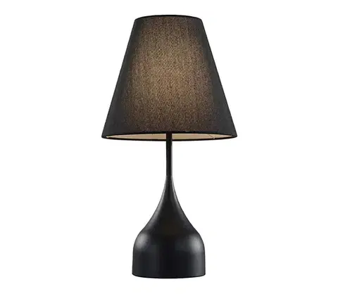 Lampy Viokef Lighting Stolná lampa MATINA 1xE27/40W/230V čierna 4277000