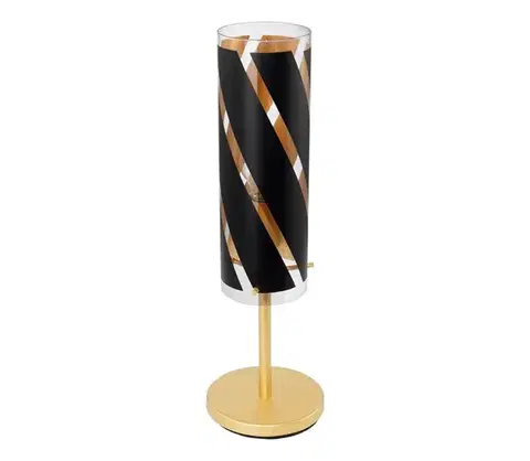 Lampy Eglo 97769 - Stolná lampa PINTO NERO 1 1xE27/60W/230V 97769