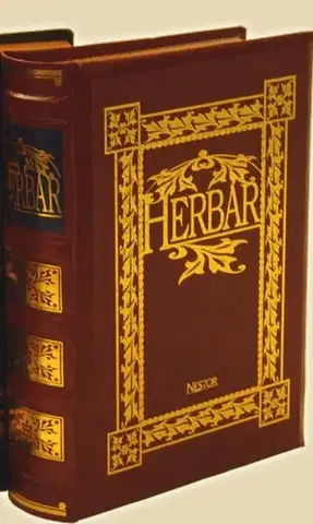 Prírodná lekáreň, bylinky Herbár -bordový- Nestor - Magdaléna Gondolová,V. Hadrabová