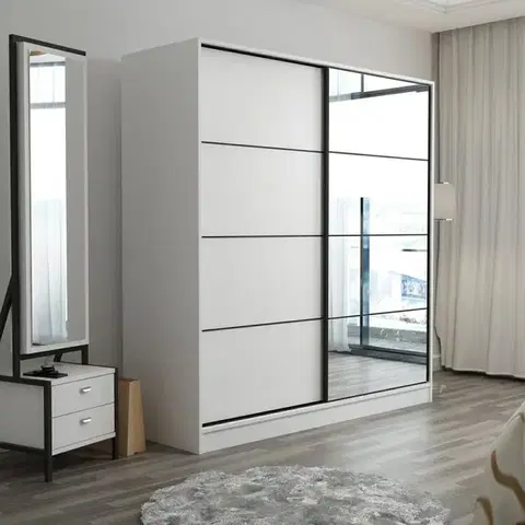 Šatňové skrine Šatníková skriňa Kale - 3157