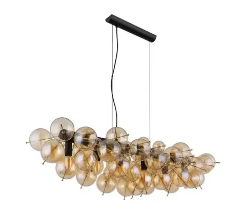 Svietidlá Globo 15633H1A - Závesné svietidlo na lanku UDO 6xE14/25W/230V zlaté 15633H1A
