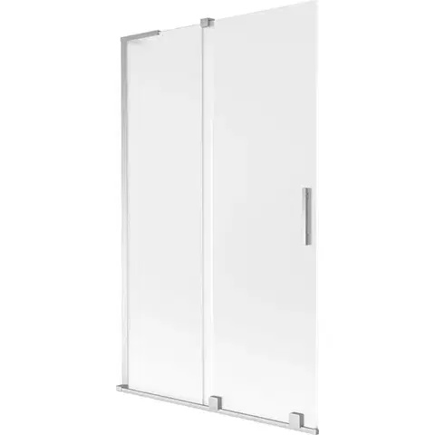 Sprchové dvere MEXEN/S - Velar L dvojkrídlová posuvná vaňová zástena 110 x 150, dekor, chróm 896-110-003-31-01