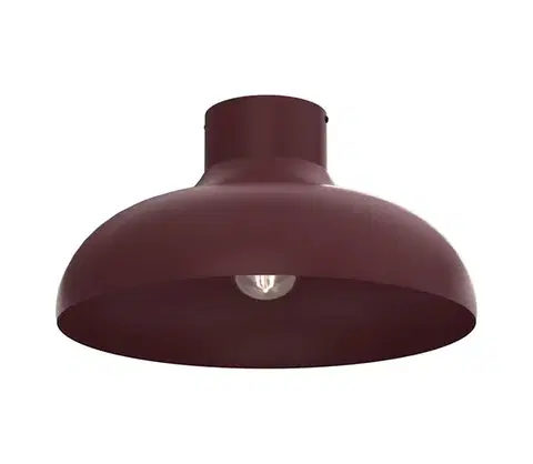 Svietidlá  Stropné svietidlo BASCA 1xE27/15W/230V Ø 40 cm bordové 8493A