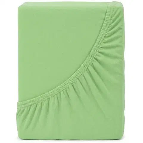 Plachty 4Home jersey prestieradlo Mako zelená, 180 x 200 cm