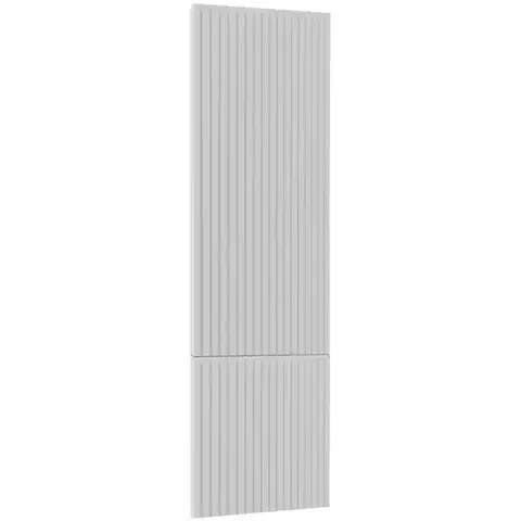 Kuchynské skrinky Čelo skrinky Luxeo F14-D40SPWN ryfla white