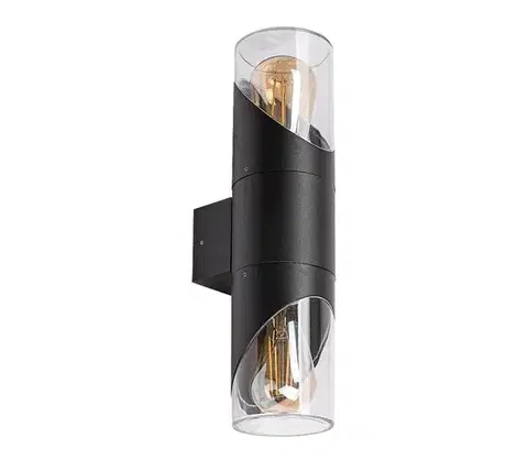 Svietidlá Rabalux 7237 - Vonkajšie nástenné svietidlo NOVIGRAD 2xE27/28W/230V IP54 7237
