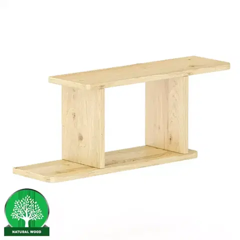 Kancelárske police Polička borovica PK106-80x36x20 surová