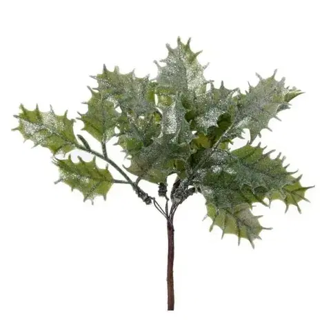 Vetvičky, girlandy, kvety Kinekus Ozdoba zapichovacia, vetvička, 18cm, zelená