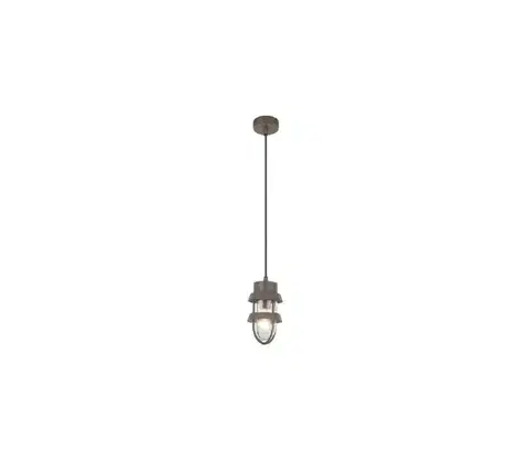 Svietidlá Zam E172 - Vonkajší luster 1xE27/40W/230V IP54 hnedá E172