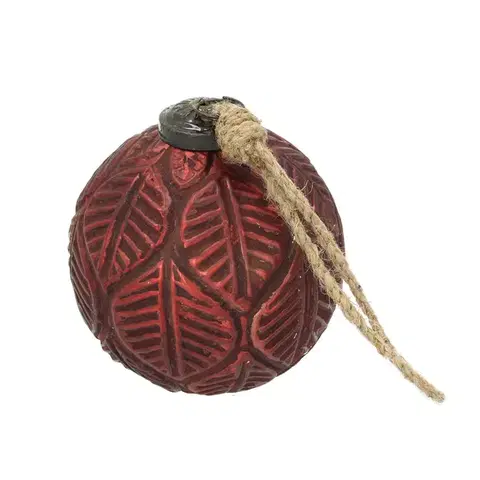Vianočné dekorácie Ozdoba Vintage Crimson ⌀10 cm red