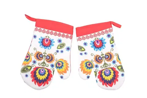 Chňapky Chňapka folklór červená 2ks TiaHome