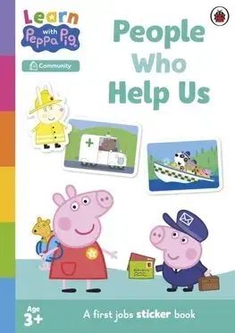 Nalepovačky, vystrihovačky, skladačky Learn with Peppa: People Who Help Us Sticker activity book