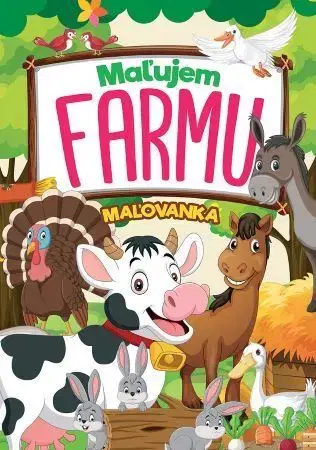 Nalepovačky, vystrihovačky, skladačky Maľujem farmu