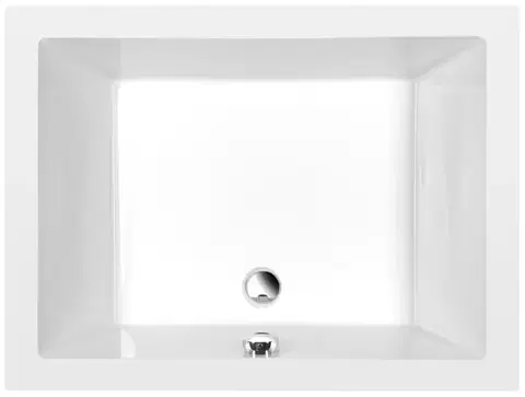 Vane POLYSAN - DEEP hlboká sprchová vanička, obdĺžnik 100x75x26cm, biela 72879