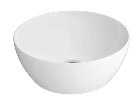 Umývadlá GSI - PURA keramické umývadlo na dosku, průměr 42cm, biela lesk ExtraGlaze 885111