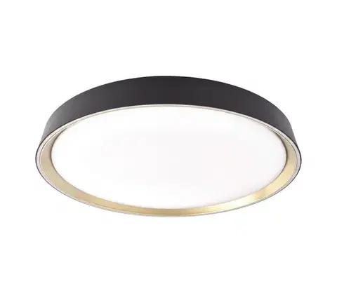 Svietidlá  LED stmievateľné stropné svietidlo ILVI LED/30W/230V 2700-6500K pr. 40 cm čierna/mosadz+DO ZM5118