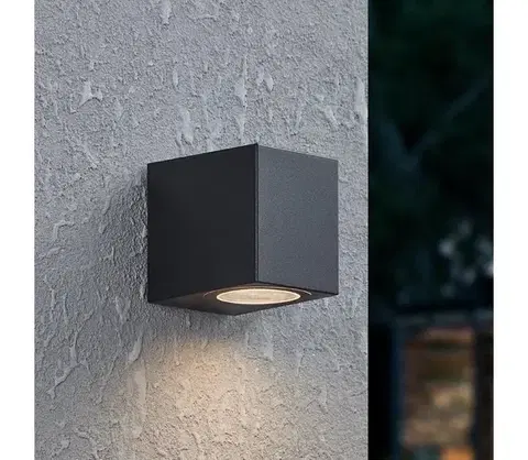 LED osvetlenie Eglo 900275 - LED Vonkajšie nástenné svietidlo JABAGA 1xGU10/4,6W/230V IP44 900275