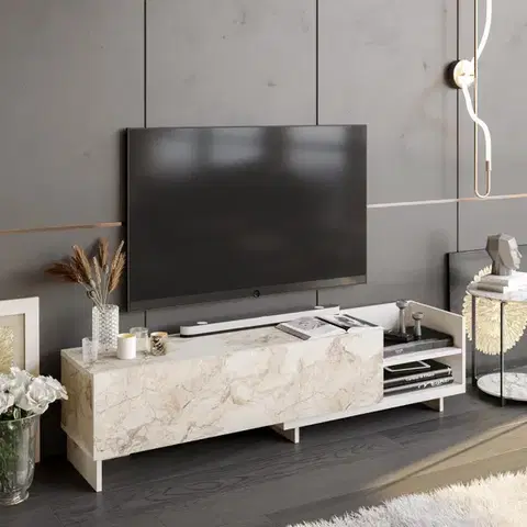 TV stolíky TV stolík Parion - White