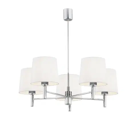Svietidlá Argon 2110 - Luster na tyči BOLZANO 5xE27/15W/230V krémová 2110