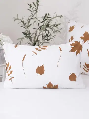 Dekoračné obliečky MKLozkoviny.sk Flanelová obliečka na vankúš 40 x 60 cm - Jeseň-  -