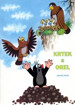 Nalepovačky, vystrihovačky, skladačky Krtek a orel - omalovánka