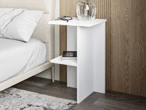 Nočné stolíky Nočný stolík Leray - White
