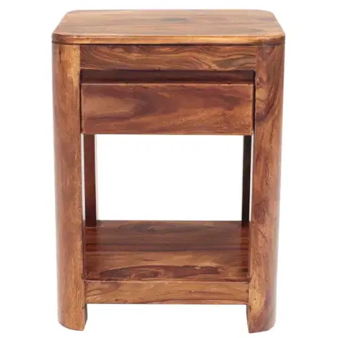 Nočné stolíky Nočný stolík Tina 45x60x40 indický masív palisander