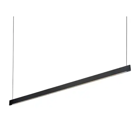 Svietidlá Ideal Lux - LED luster na lankách DESK WIDE LED/36W/230V CRI 90 120 cm čierny 336190