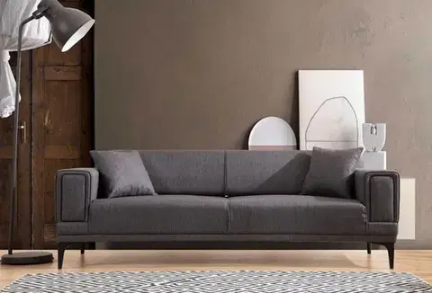 Pohovky a gauče Trojmiestna rozkladacia pohovka Horizon - Dark Grey