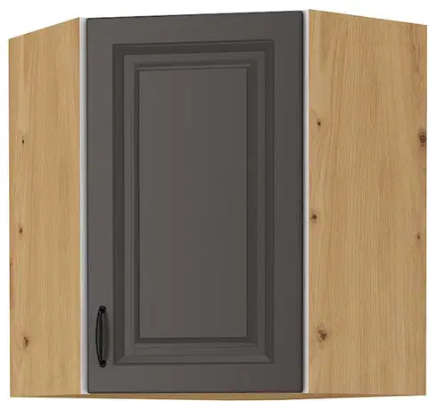Kuchynské skrinky STELLA 58X58 GN-72 horná skrinka, šedá/dub Artisan