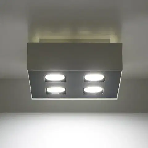 Vnútorné osvetlenie Stropná Lampa Atlanta 4 WHITE A-069