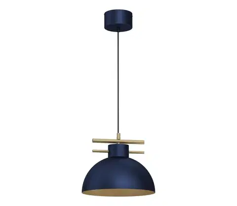 Svietidlá  Luster na lanku ESTATE 1xE27/15W/230V modrá 4376
