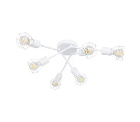 Svietidlá Globo 54802W-6 - Prisadený luster XARA 6xE14/40W/230V 54802W-6