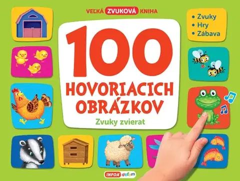 Zvukové knihy 100 hovoriacich obrázkov - Zvuky zvierat (SK vydanie)