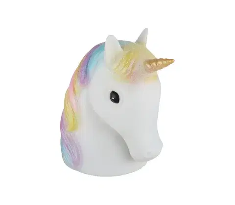 Lampy Globo 28052 - LED detská nočná lampa UNICORN LED/1W/USB/3xAA 28052