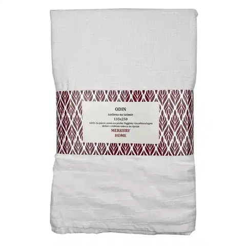 Závesy do spálne Záves Odin na páske 135x250 biela Merkury Home