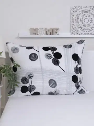 Dekoračné obliečky MKLozkoviny.sk Obliečka na vankúš mikroplyš 70 × 90 cm – Hasana sivé-  -