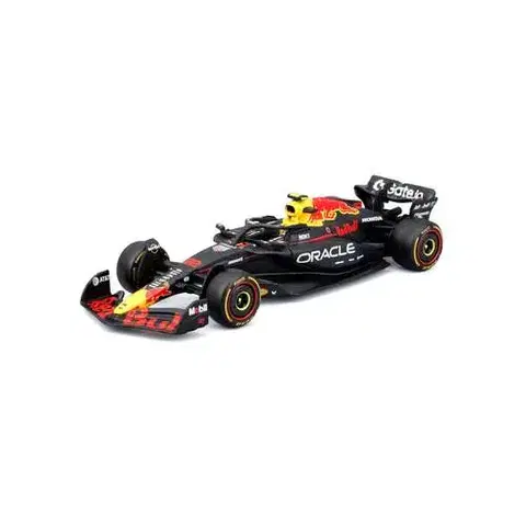 Autíčka a dopravné prostriedky BBurago Bburago Formula 1 Red Bull RB21 č. 22 Yuki Tsunoda v dekoratívnom boxe – mierka 1:43