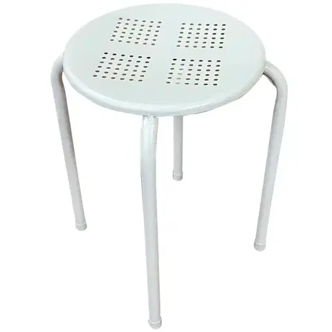 Stolčeky a hokerlíky Taburetka DR-N-656 Felipe 10892 biela